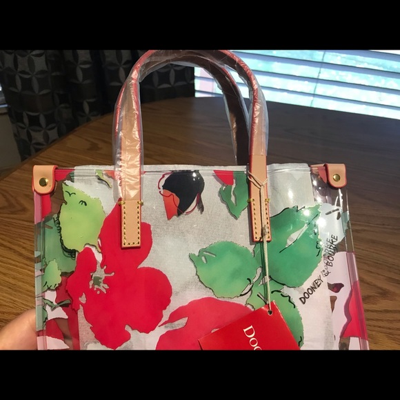 Dooney & Bourke Rose Garden Clear Lunch Tote - Picture 3 of 5
